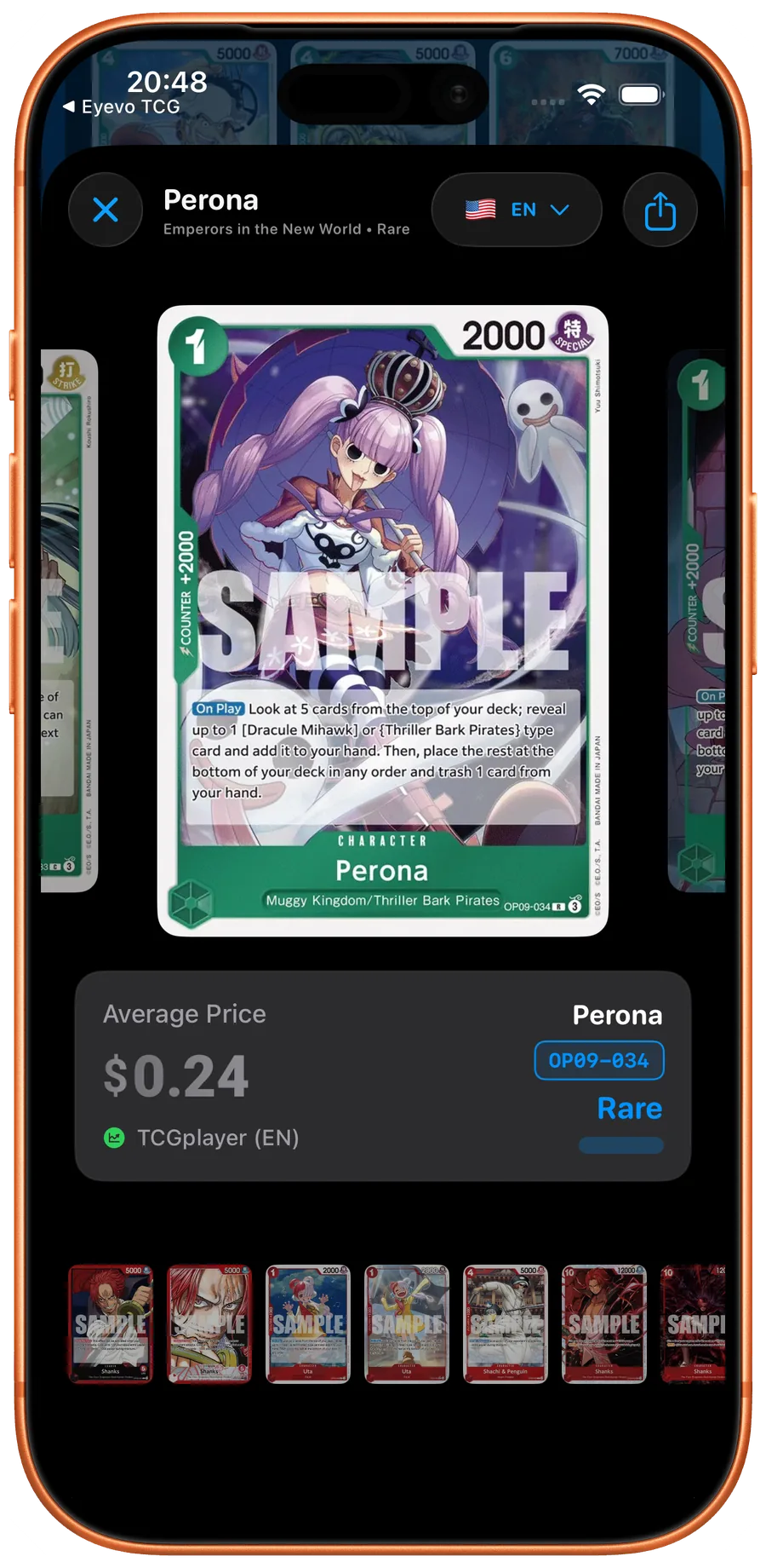 Set card actions in Haki TCG