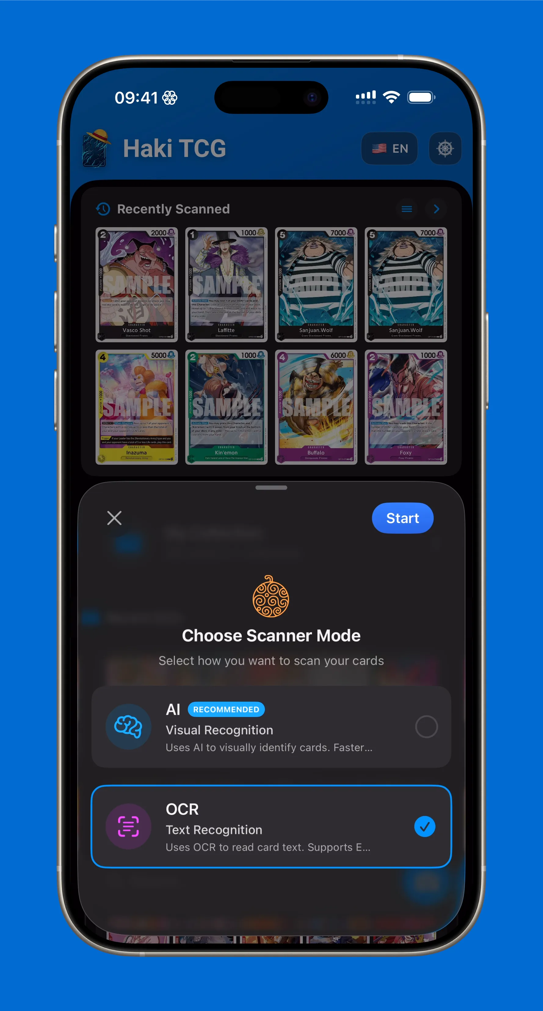 Scanner Mode Selection